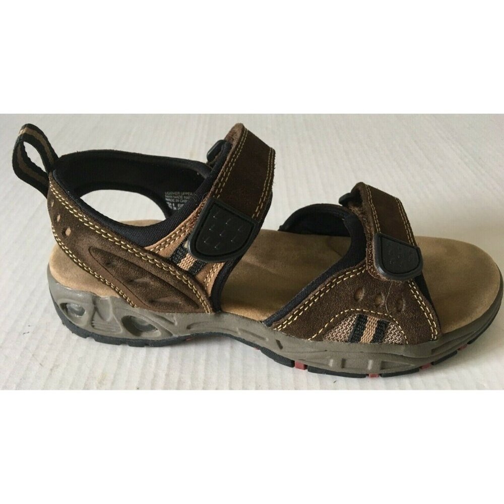 State Street Hiking Sandals Double Straps Leather Brown Size 5 (Men) , 37 EUR
